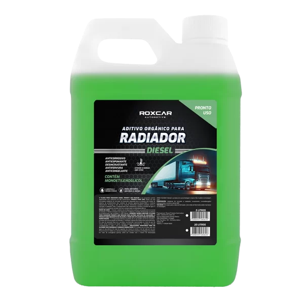 Aditivo Orgânico para Radiador Diesel 5L Pronto Uso